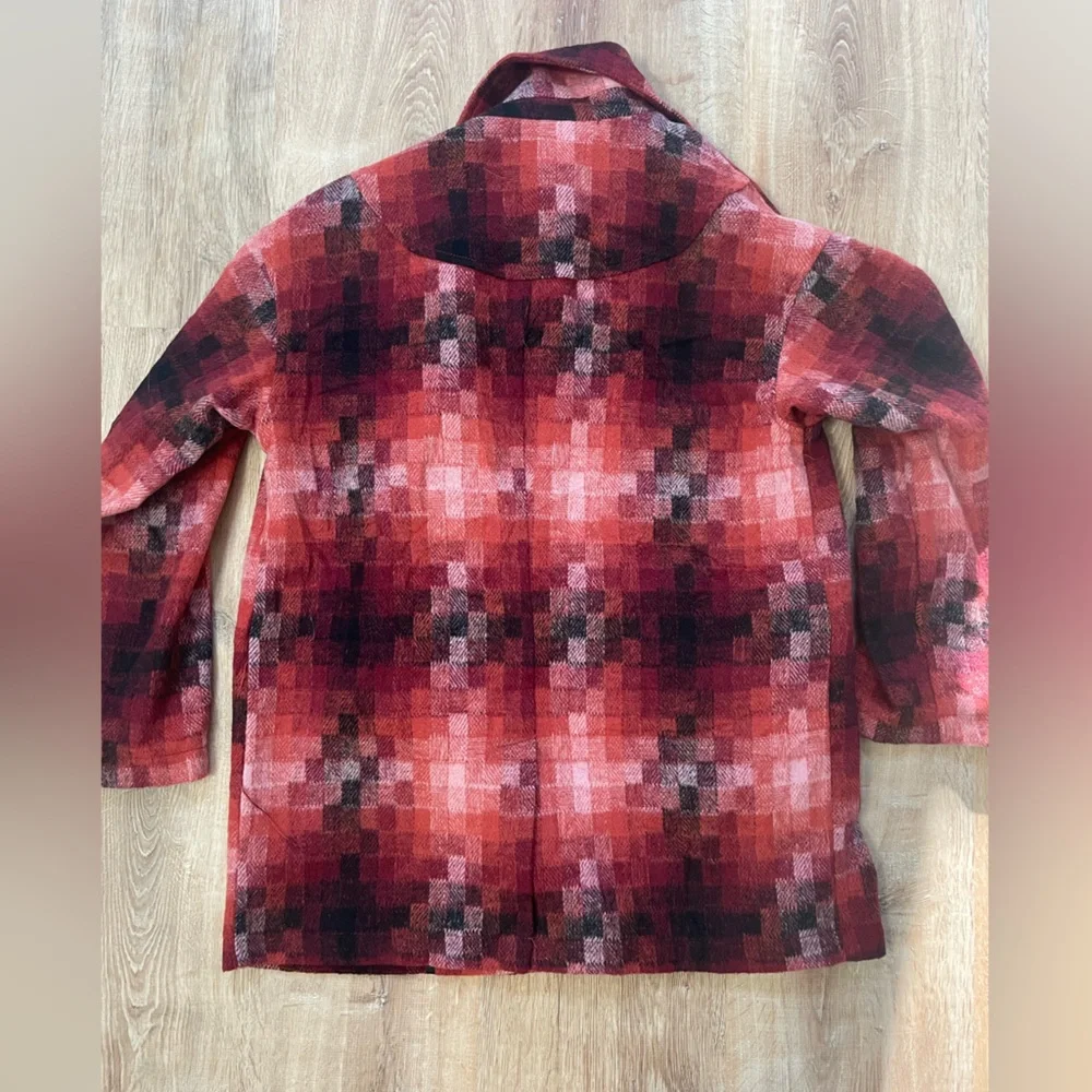 Avec Les Filles Geo Pattern Double Breasted Coat - Picture 8 of 10